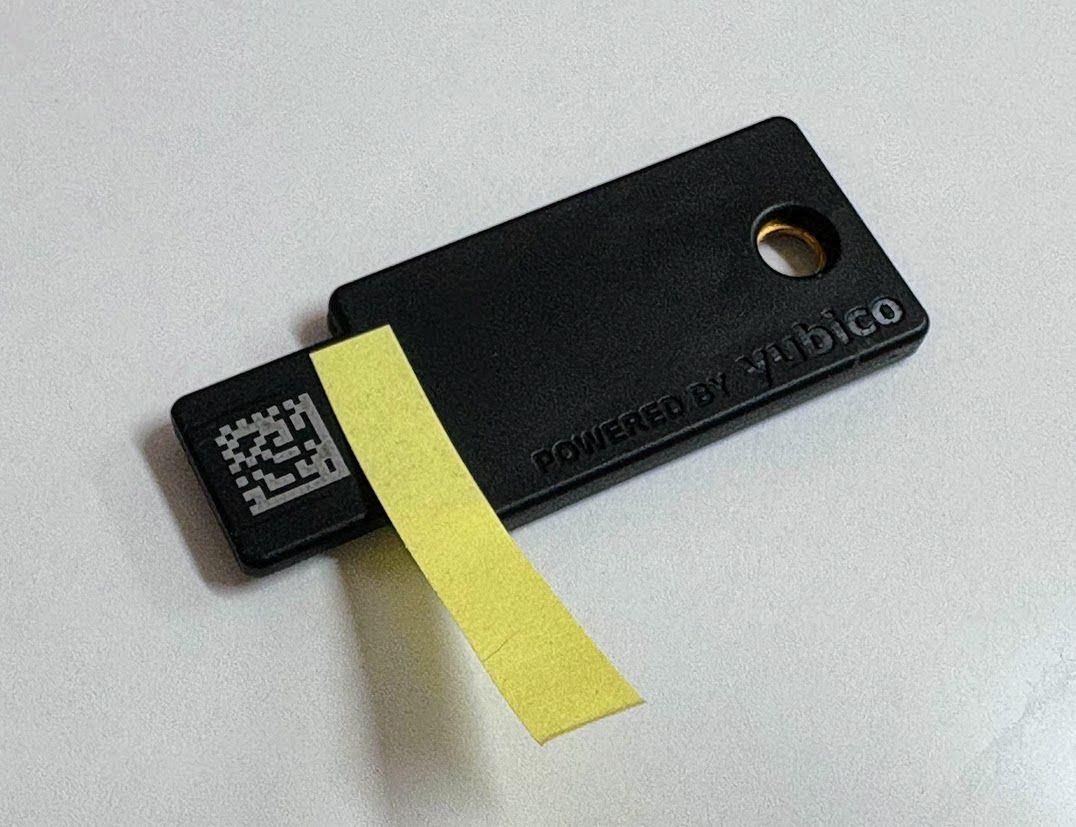 5個 Yubico セキュリティキー YubiKey 5 NFC USB-A ポート