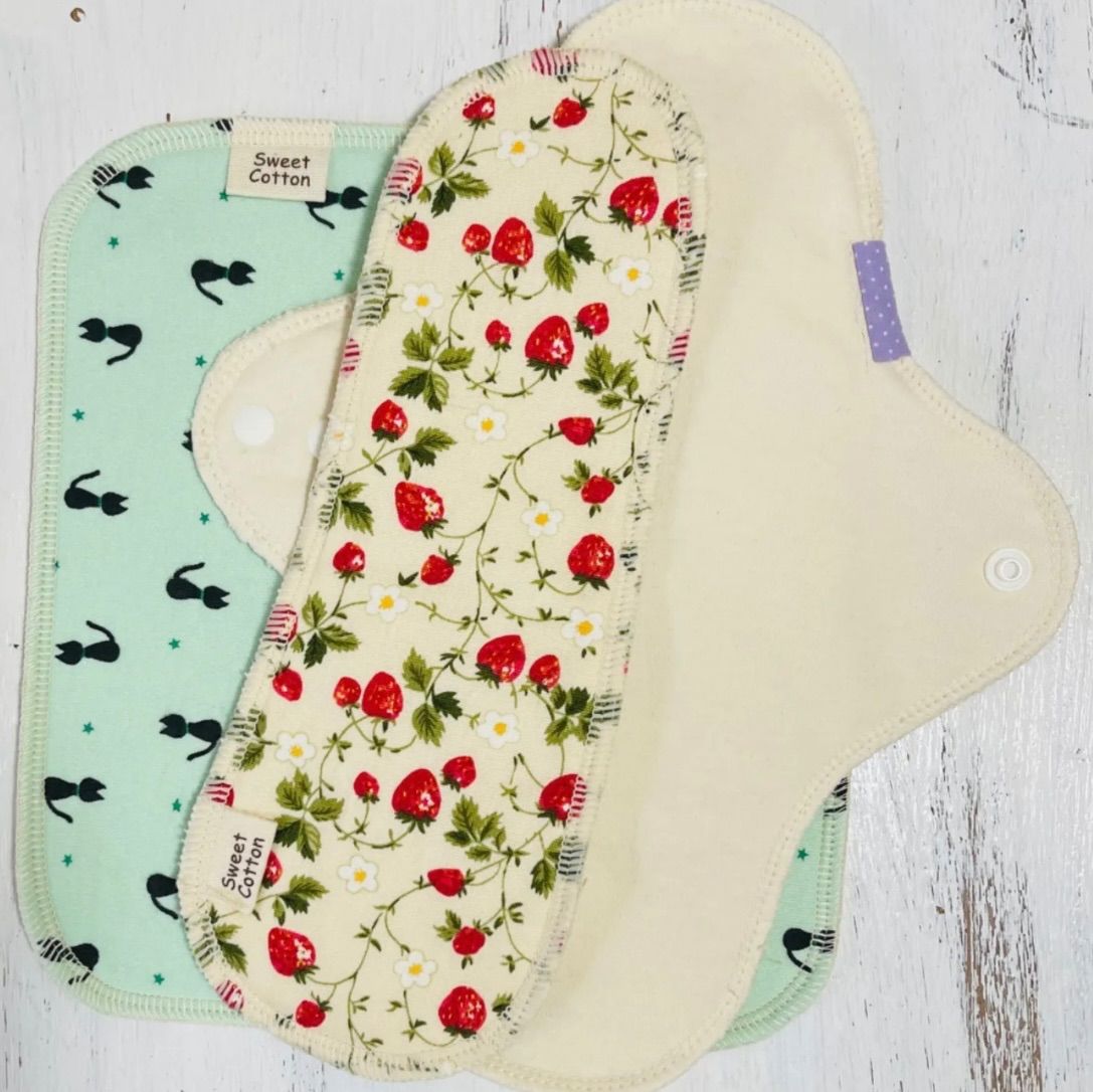 です リネンレースワッフルライナー 夜用プレーン2枚 他