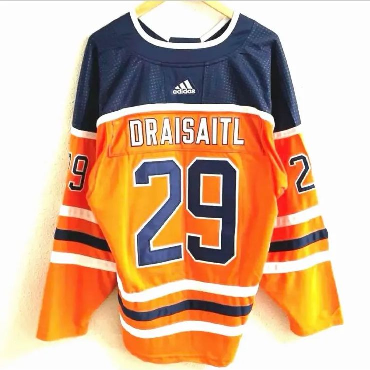 adidas NHL OILERS アディダス エドモントン オイラーズ レオン ドライザイトル ユニフォーム ジャージ 50