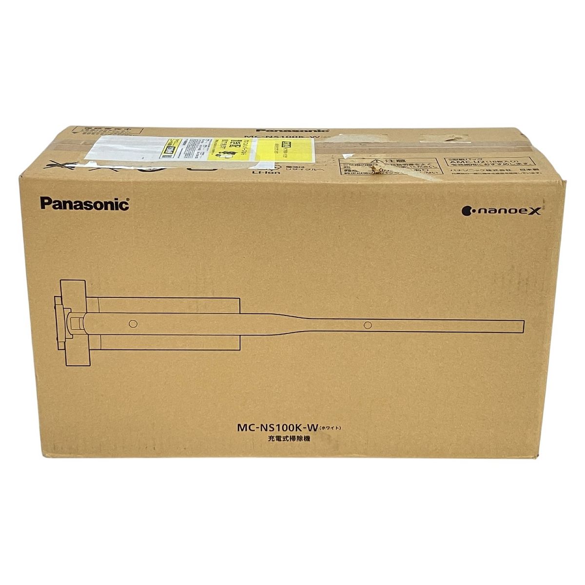 Panasonic パナソニック MC-NS100K-W パナソニック 充電式 掃除機 家電 ♥ K10519468