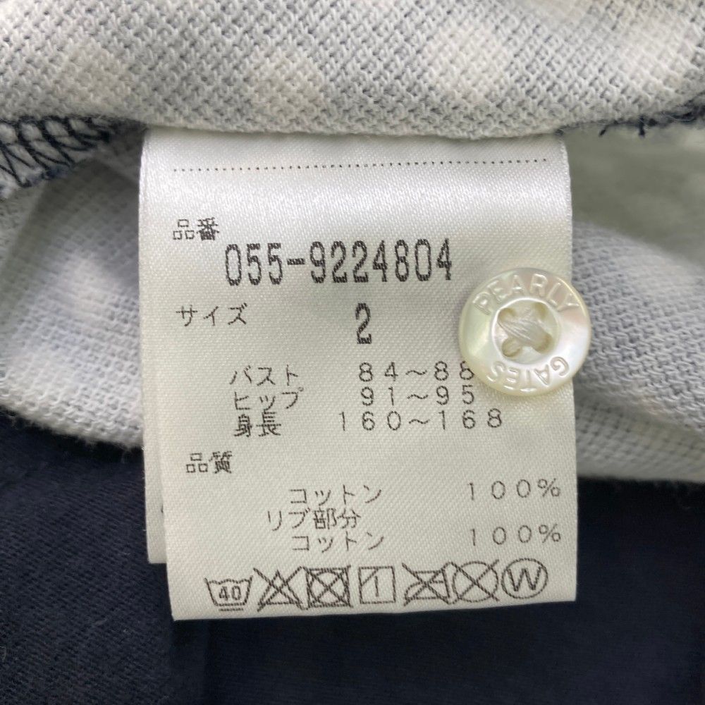 サイズ：2 PEARLY GATES パーリーゲイツ 30周年モデル 半袖ワンピース