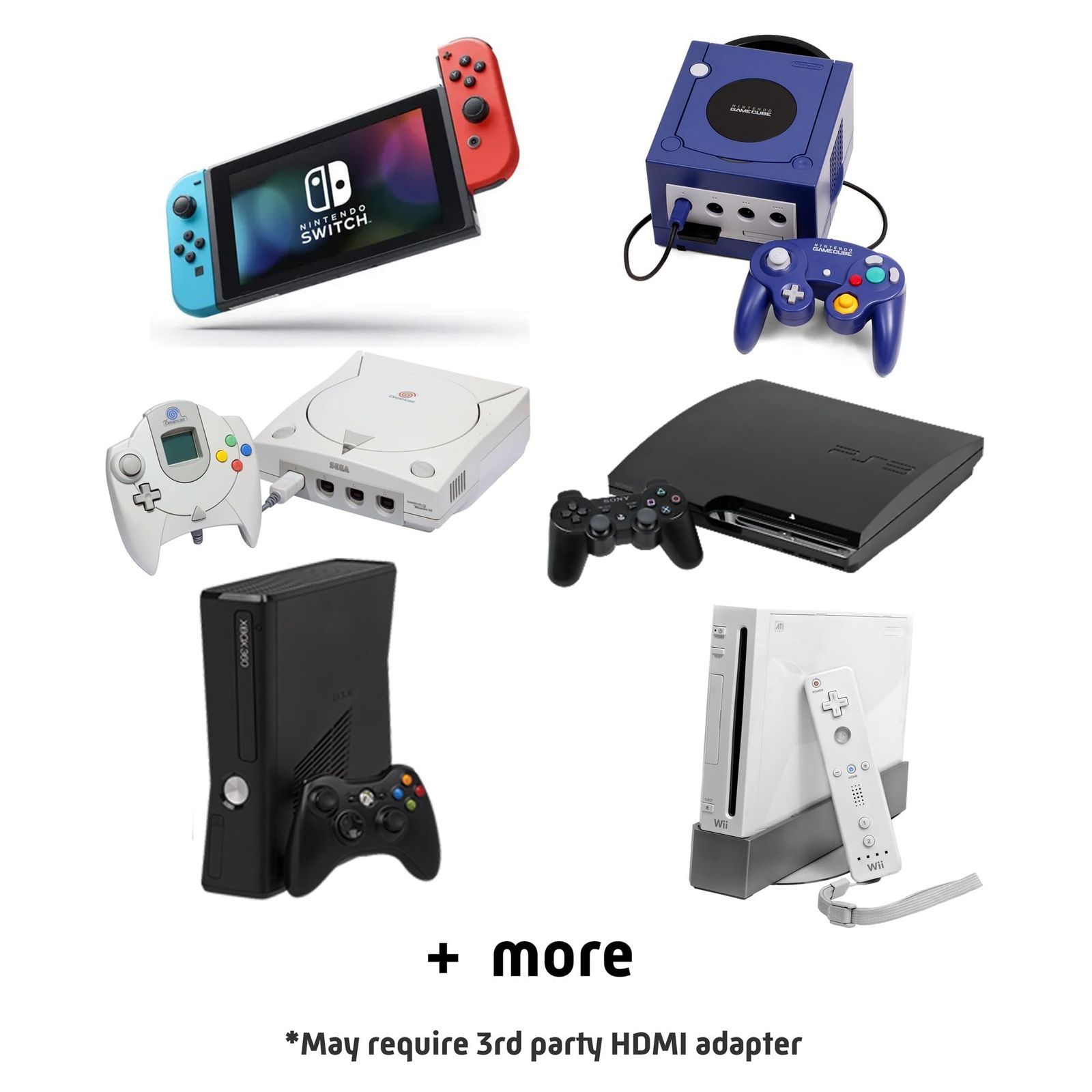 Marseille mClassic プラグアンドプレイアップスケーラ Marseille mClassic プラグアンドプレイ ビデオゲーム機 1440p/4K