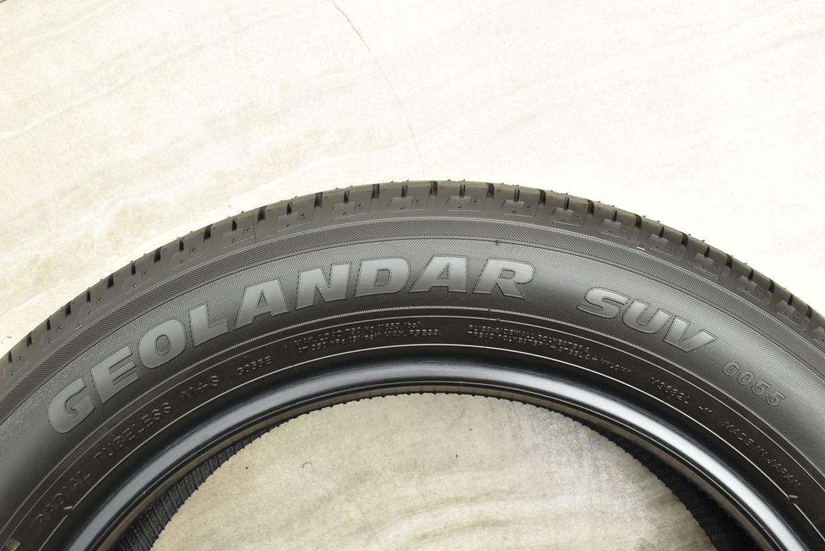 【新車外し】ヨコハマ　ジオランダー　G055 225/55r18 新車外し 2024年製】ヨコハマ ジオランダー SUV G055 225/55R18