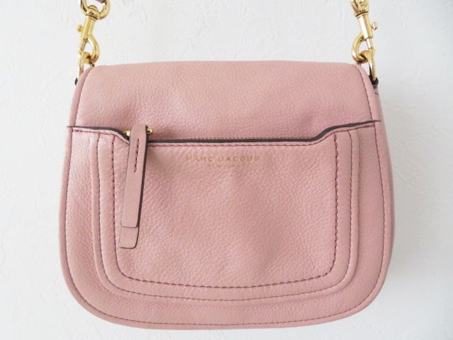 M06 MARC JACOBS マークジェイコブス レザー ショルダーバッグ ピンク