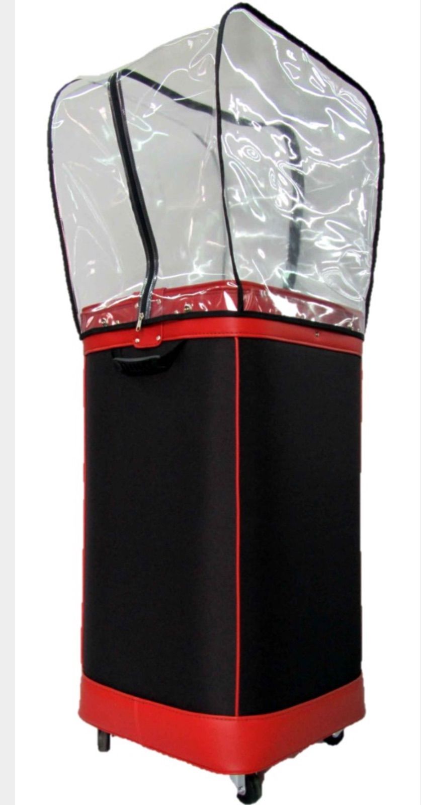 専用フード付き】キャスター付きゴルフクラブ収納バッグ！（ブラック