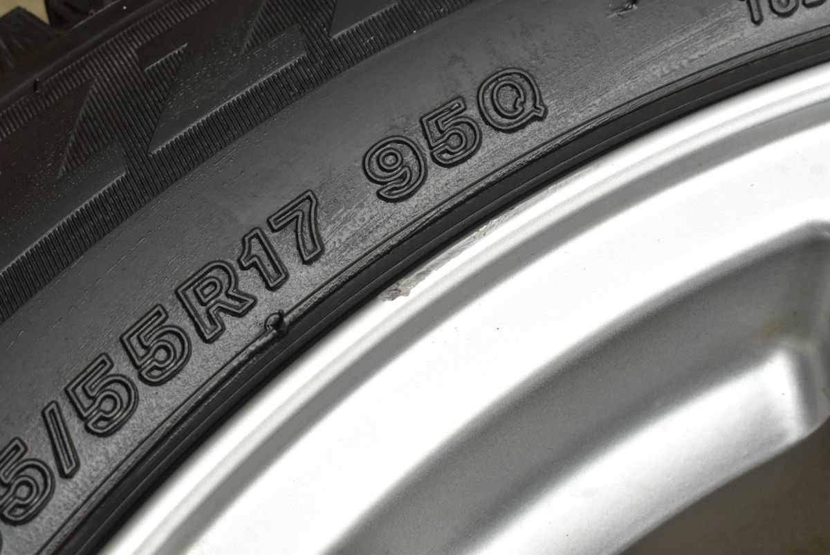 バリ溝 エコフォルム 17in 7J 53 PCD114.3 ブリヂストン ブリザック VRX3 205 55R17 ノア ヴォクシー ステップワゴン スタッドレス FFCRYSTALESIA_COM
