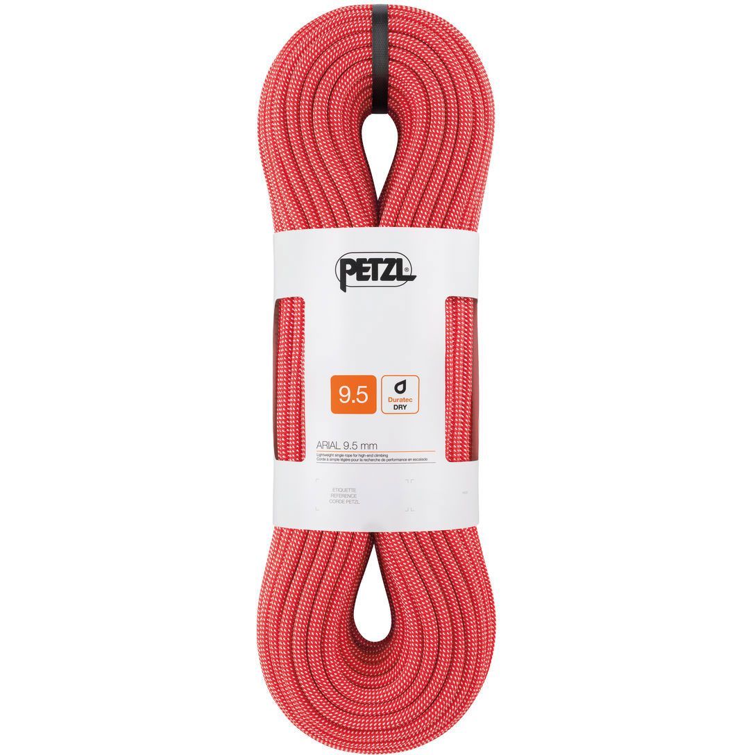 PETZL Ariel 9.5mm Single Climbing Rope ペツル  アリアル 9.5mm  60m クライミングロープ シングルロープ ダイナミックロープ 外岩 ジム  [R34AC]