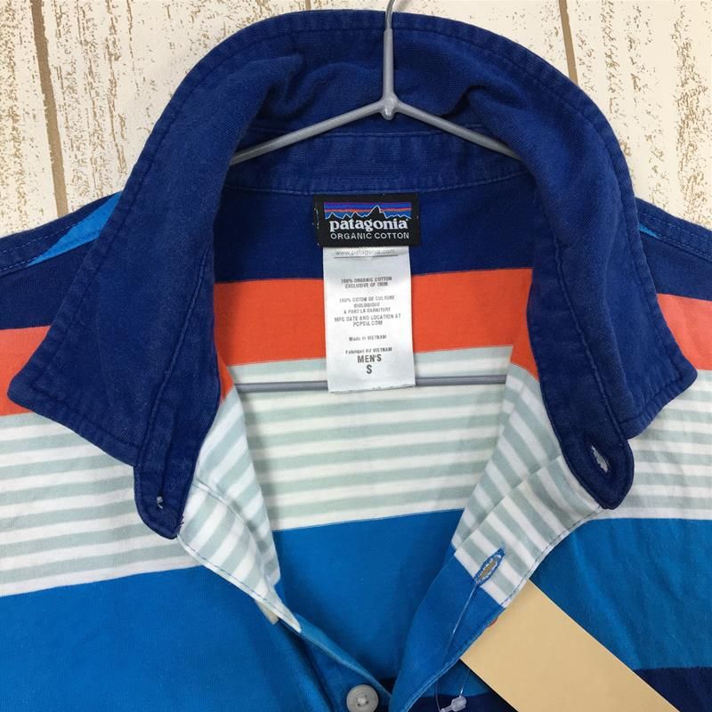 MENs S パタゴニア スクイーキー クリーン ポロ Squeaky Clean Polo オーガニック コットン ポロシャツ PATAGONIA  52776 FIZ ブルー系