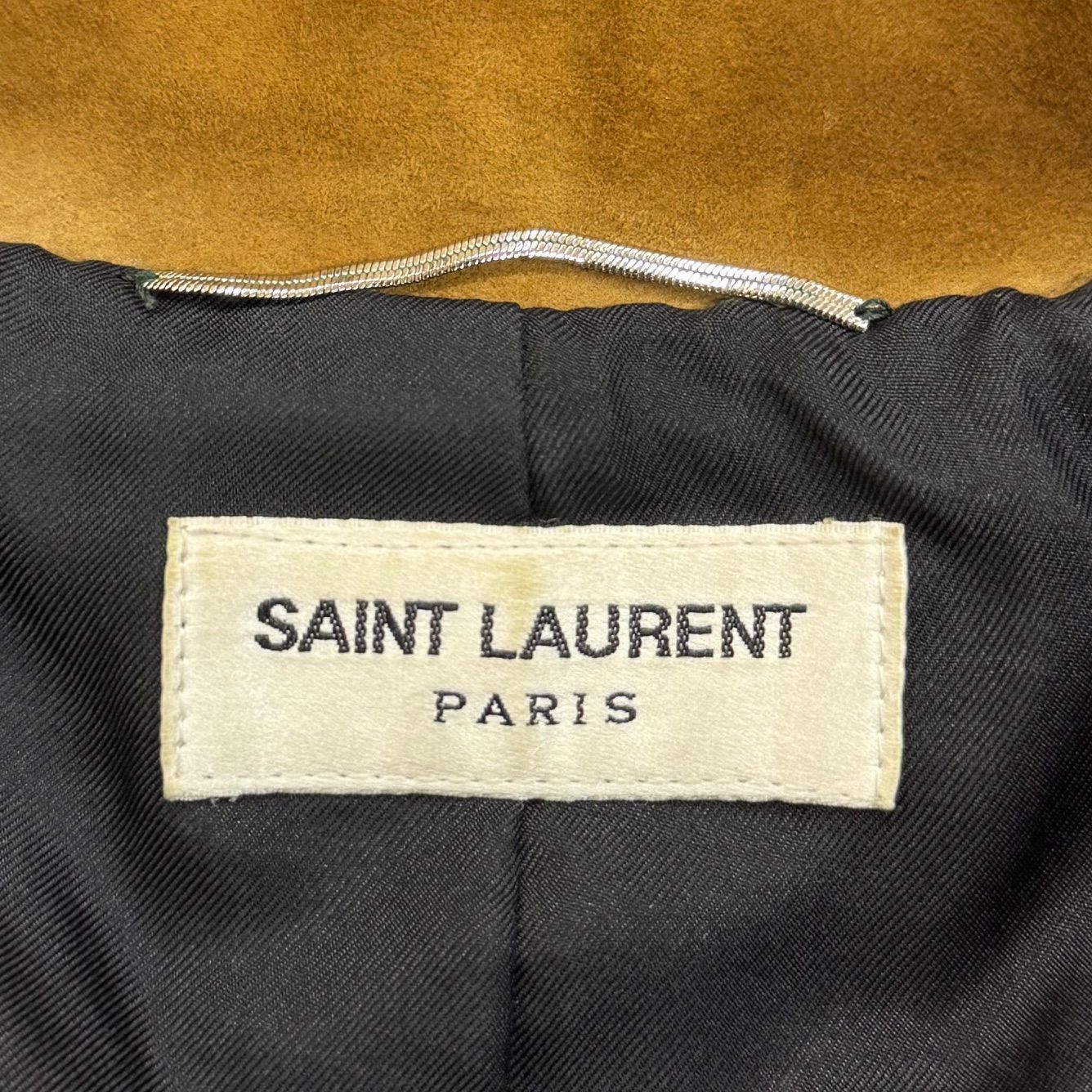 Saint Laurent Paris 15SS エディ期 レザー切替スウェット Yahoo!オークション - 人気 サンローランパリ SAINT LAURENT