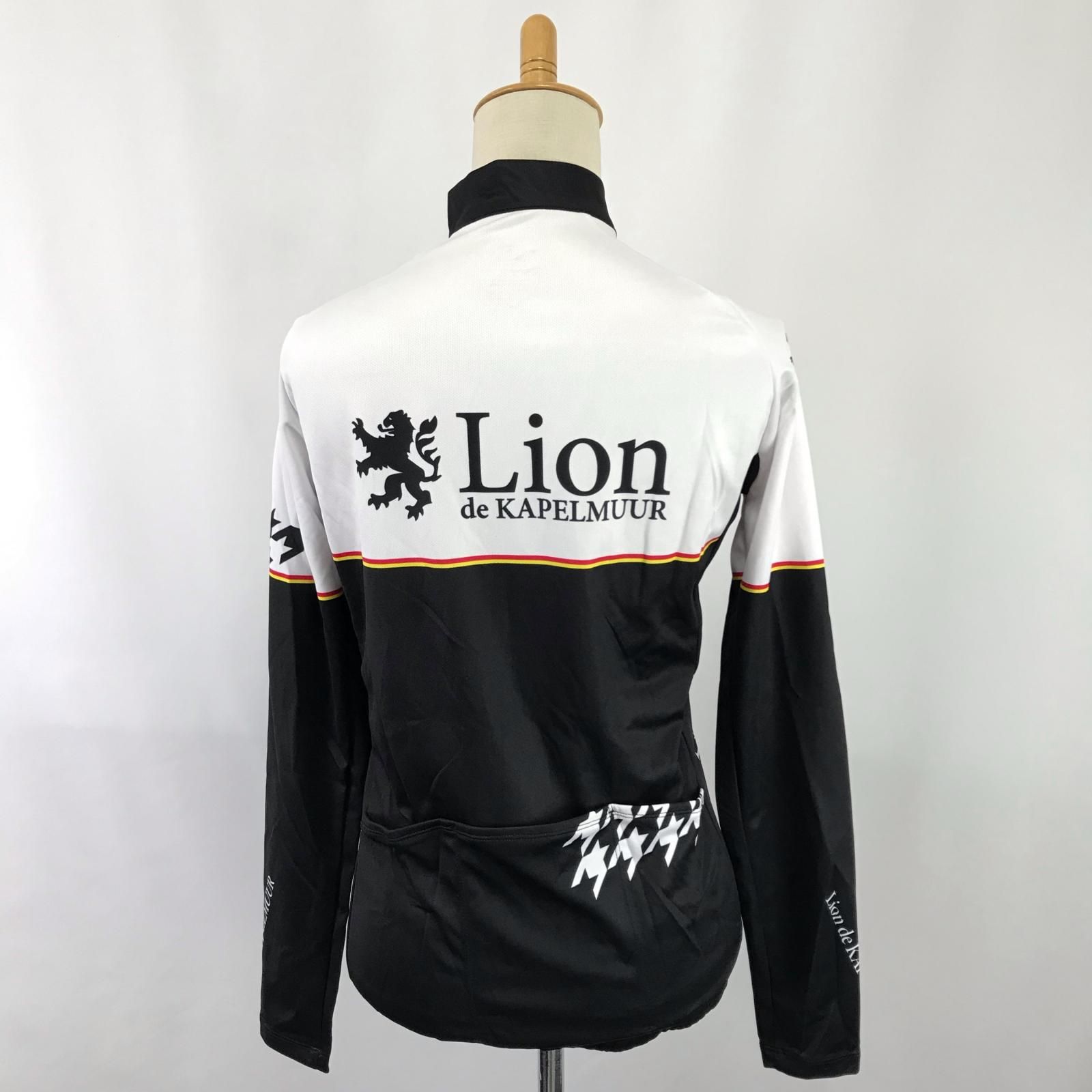 Lion de KAPELMUUR サイクルジャージ 男女兼用 半袖ジャージ Lion de KAPELMUUR ベルギーライン イエロー