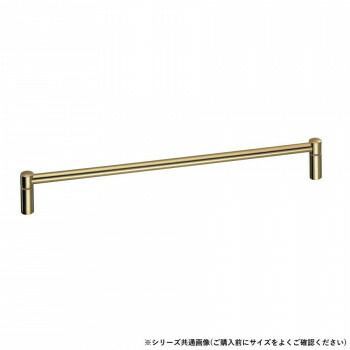 シロクマ 甲丸タオル掛 600mm 金 BT-7