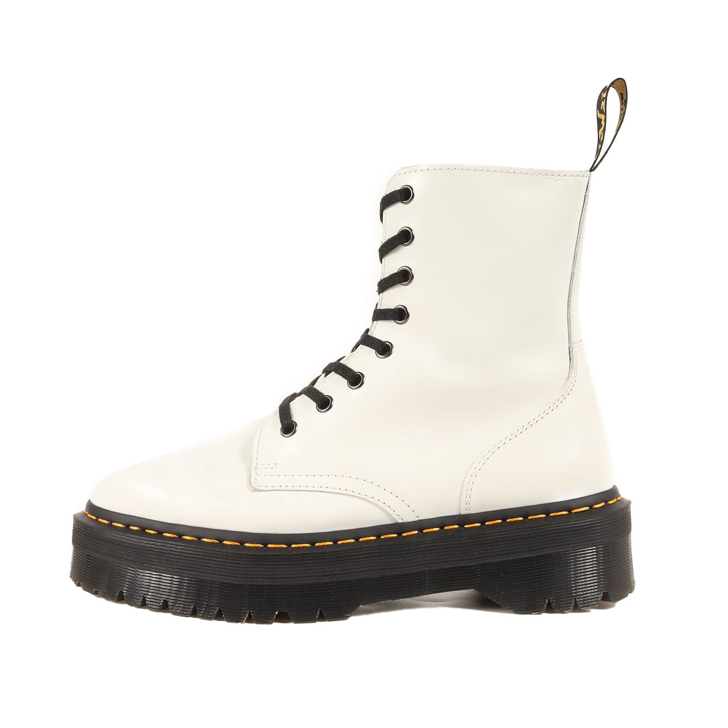 Dr. Martens ホワイトレースアップシューズ ZIPモデル Amazon