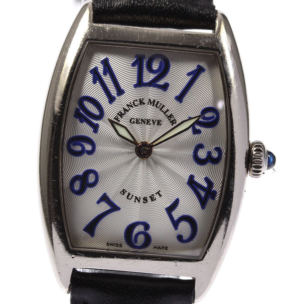 フランクミュラー FRANCK MULLER 1752QZ トノーカーベックス サンセット K18WG クォーツ レディース保証書付き_643633  - メルカリ