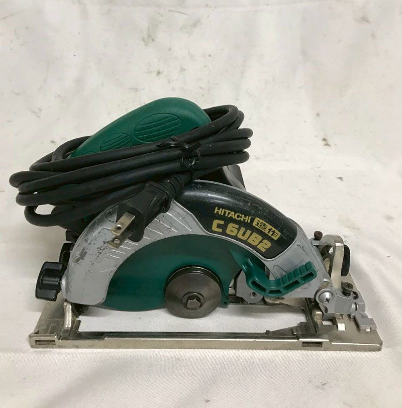 北見市発】ヒタチ HITACHI 日立 造作丸のこ C6UB2 165mm 黒 電動工具