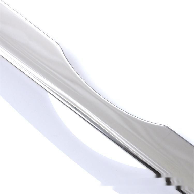 式スバル CROSSTREK GU系 304ステンレス製 リアエンブレムモール 2ピースセット 後部装飾バー 美観＆保護 FFCRYSTALESIA_COM