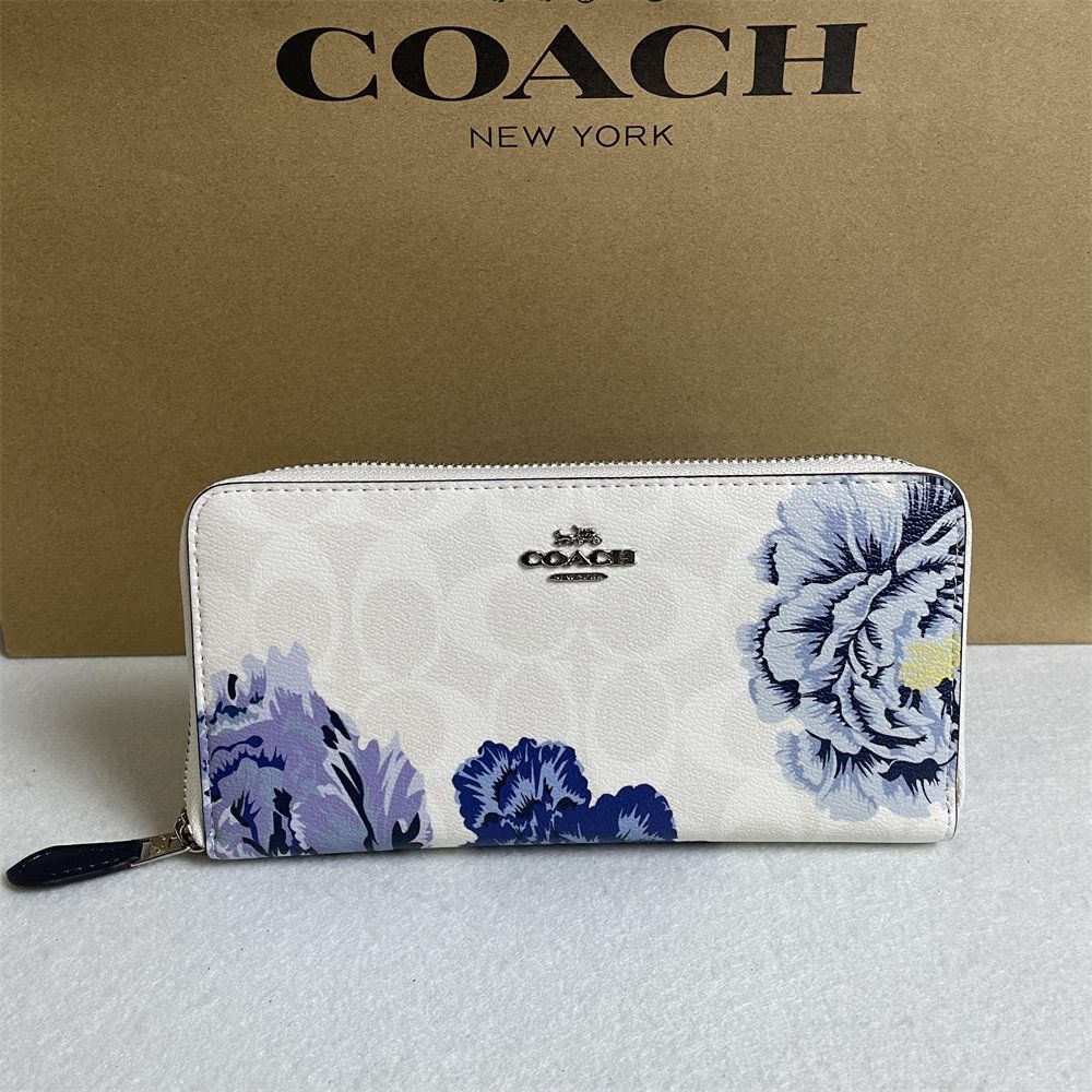 新品未使用】COACH コーチ レディース 長財布 ☆ シグネチャー☆フラワー 花柄 F6656 - メルカリ