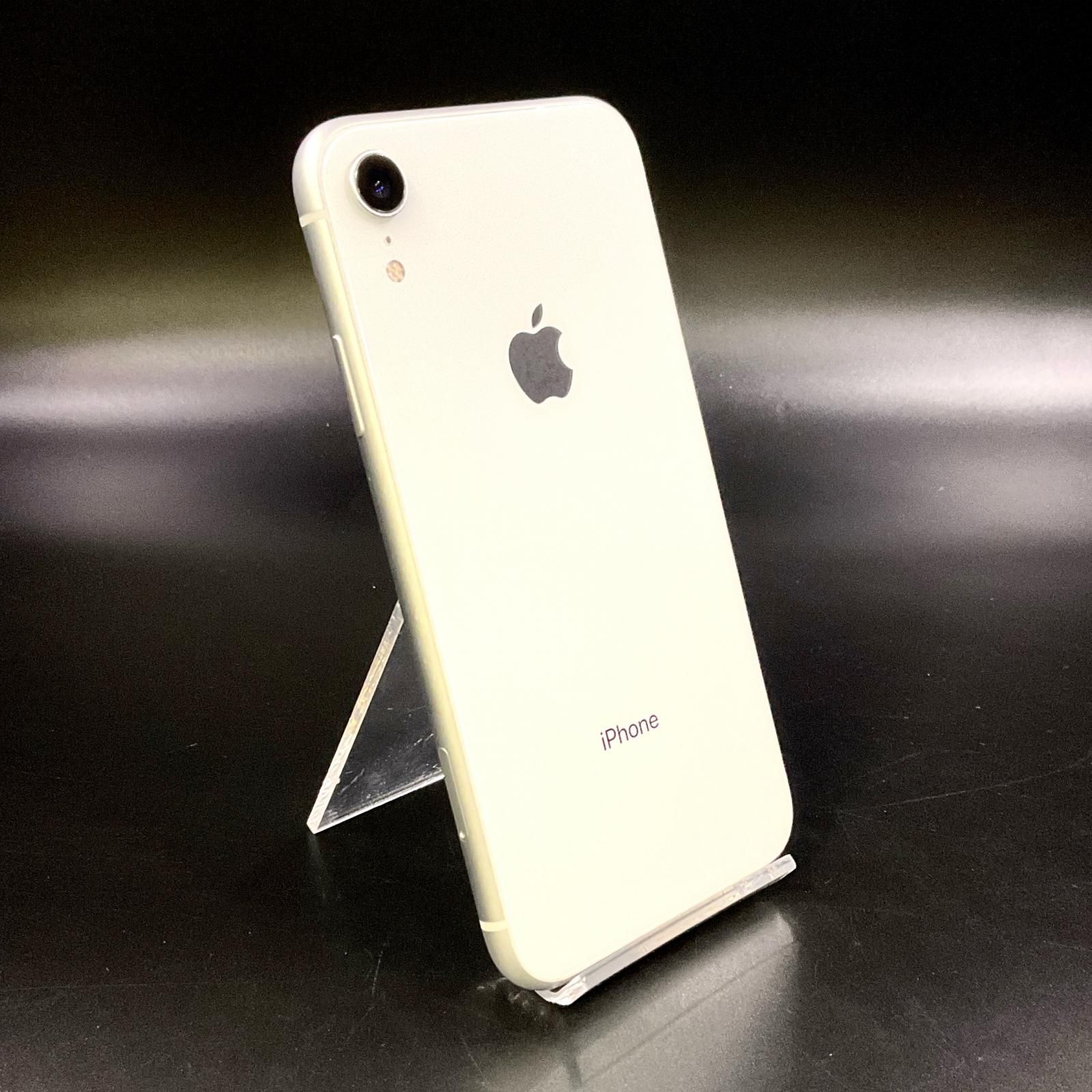 iphone XR 本体　ホワイト　128GB 動作確認済】 iPhone XR 128GB SIMフリー ホワイト Amazon | 【整備