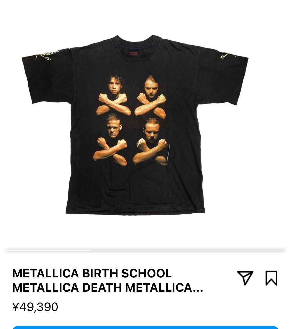 greatland 購入 vintage METALLICA バンド Tシャツ ガンズ