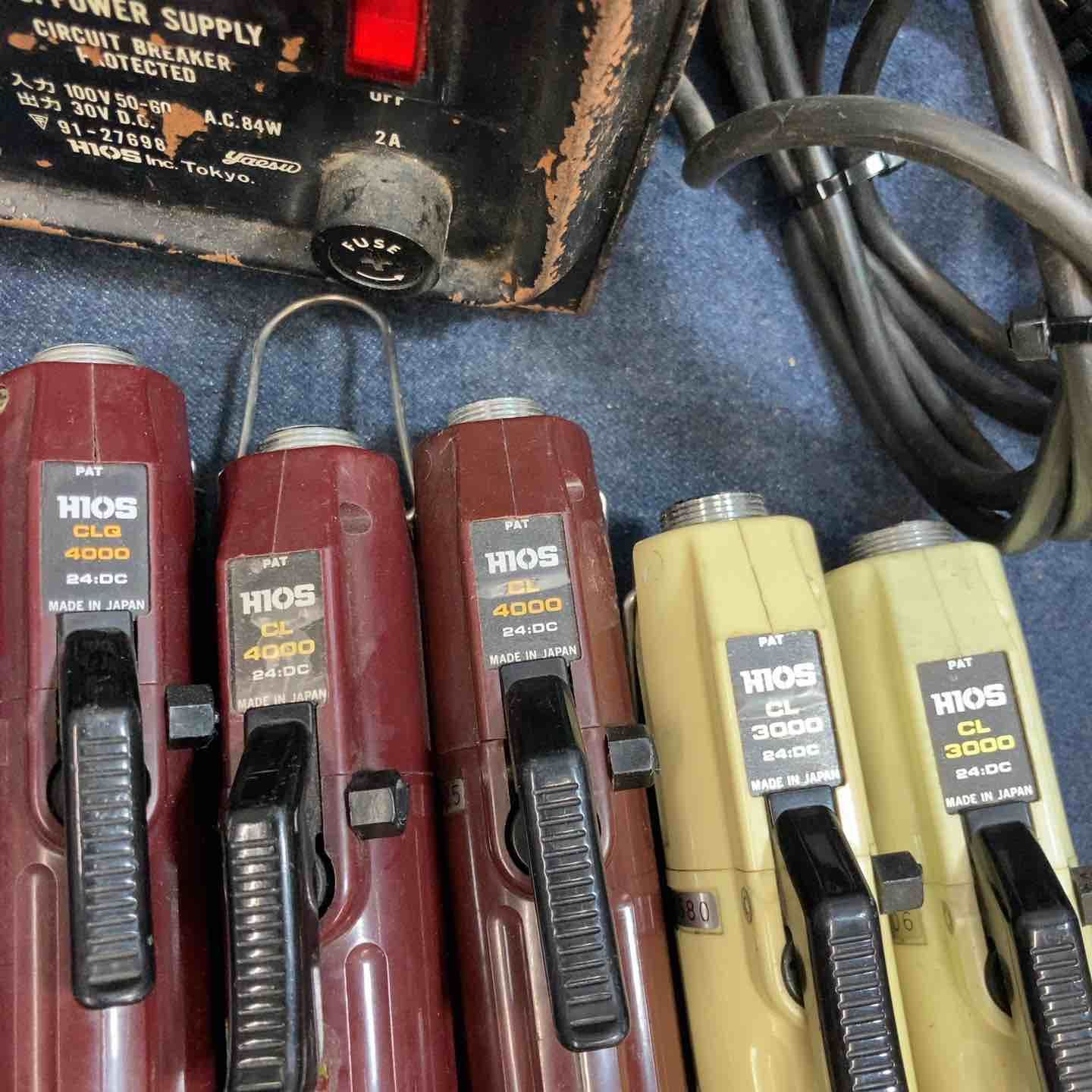 ハイオス HIOS 電源1台 CLT-100 ＆電動ドライバー19台＆ケーブル13本セット CL-7000 CL-4000 α-5000など 八潮店 HRDEVELOPMENT_JP