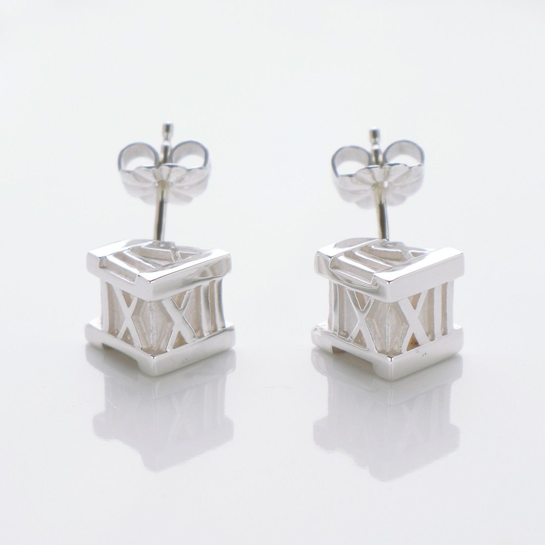 ティファニー アトラス キューブ Ag 925 ピアス - c.2000s - メルカリ