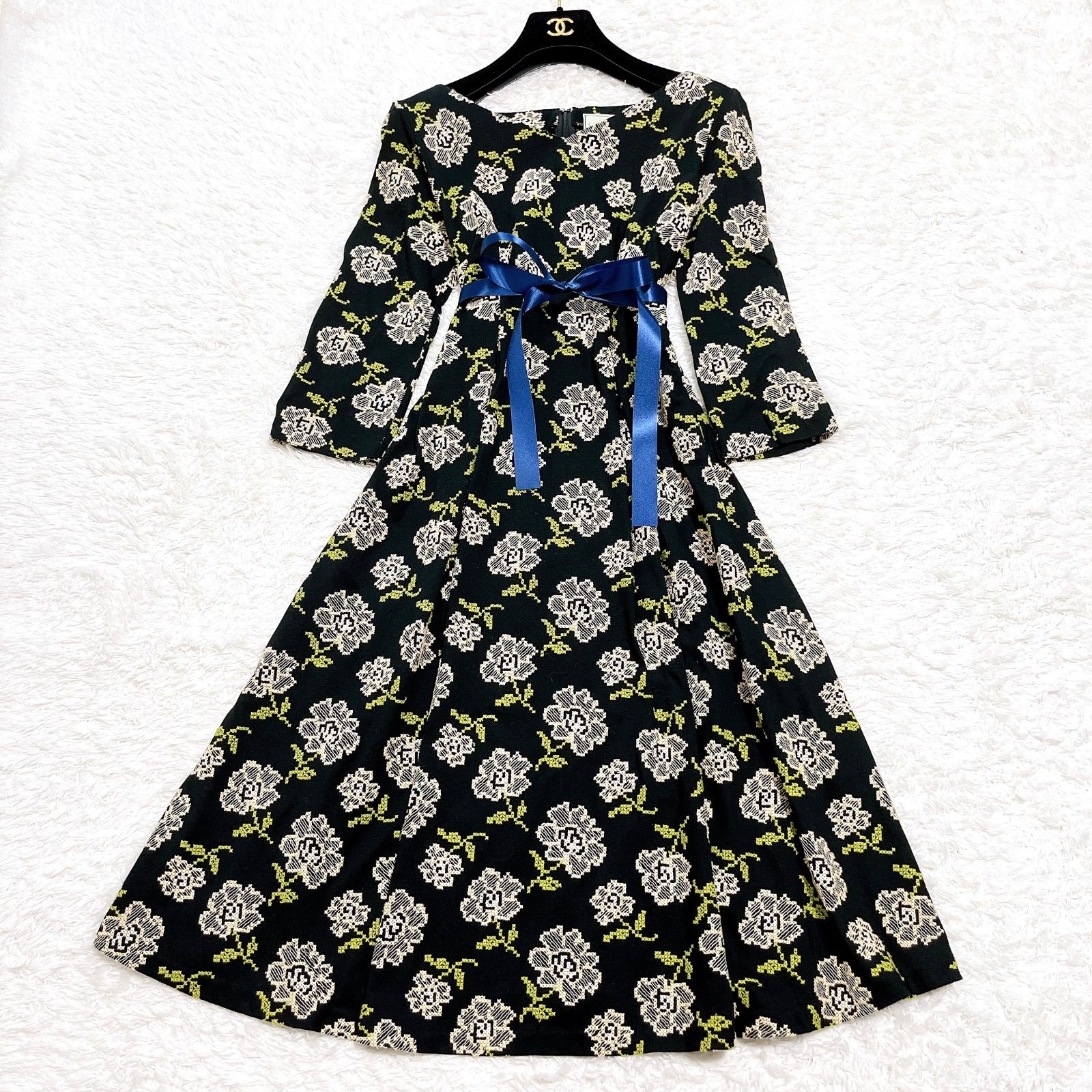 ゴージャス✨ 美品 Sybilla シビラ 豪華総刺しゅうロング