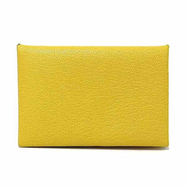 エルメス HERMES カルヴィ ヴェルソ カードケース 名刺入れ シェーブル  