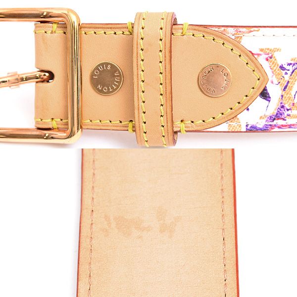 LOUIS VUITTON ベルト　モノグラムウォーターカラー　ブロン LOUIS VUITTON ベルトモノグラムウォーターカラーブロン
