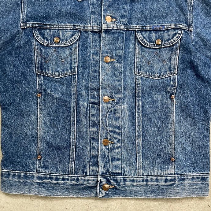 80年代 Wrangler ラングラー デニムジャケット ペイント メンズL