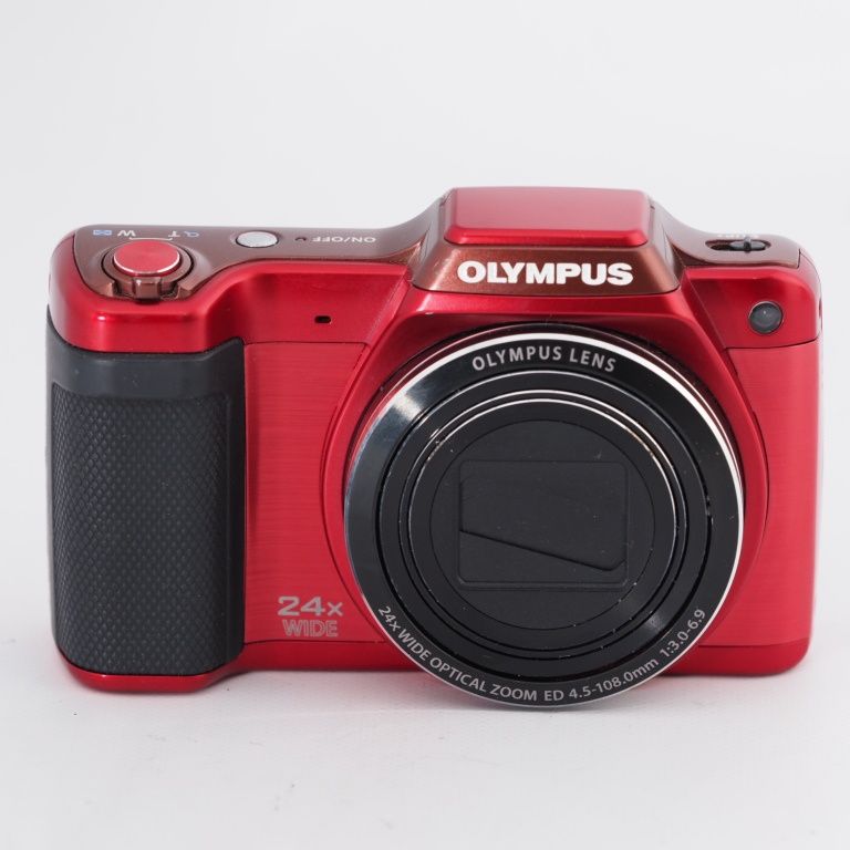 OLYMPUS オリンパス コンパクトデジタルカメラ STYLUS SZ-15 1600万画素 光学24倍ズーム 広角25mm レッド SZ-15  RED - メルカリ