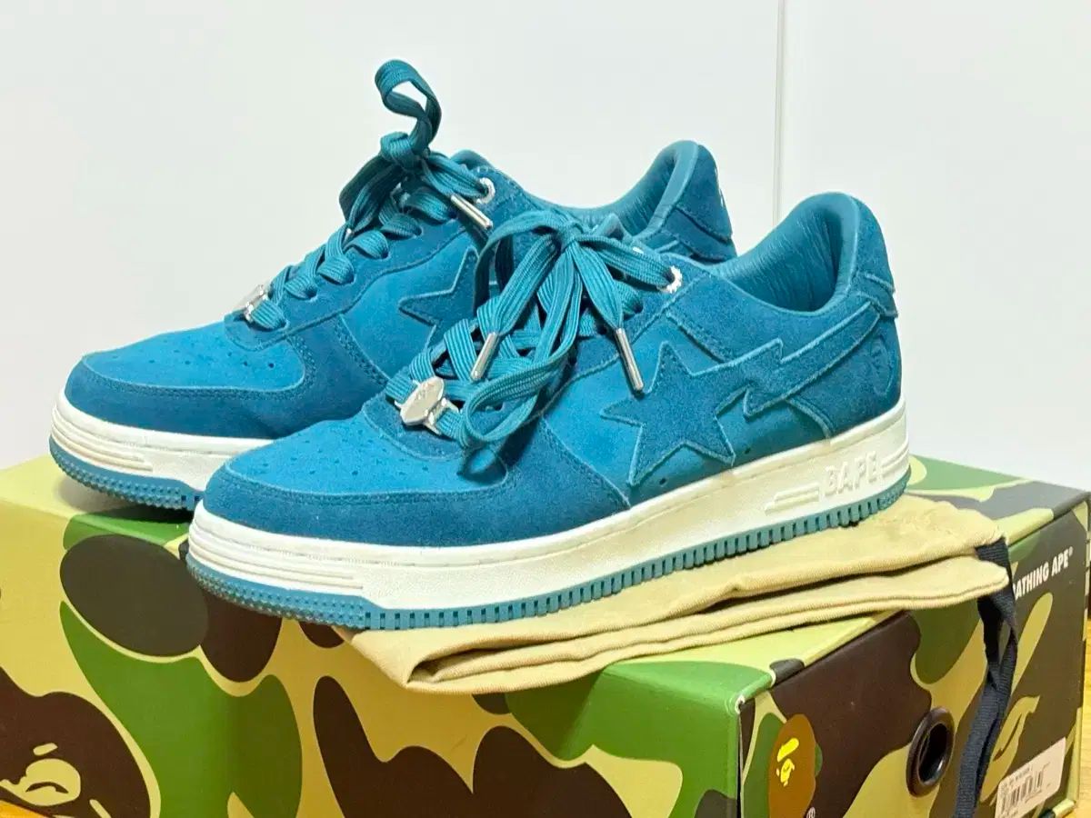 Bape sta 3 M1 green A BATHING APE(アベイシングエイプ) スター スニーカーズ グリーン