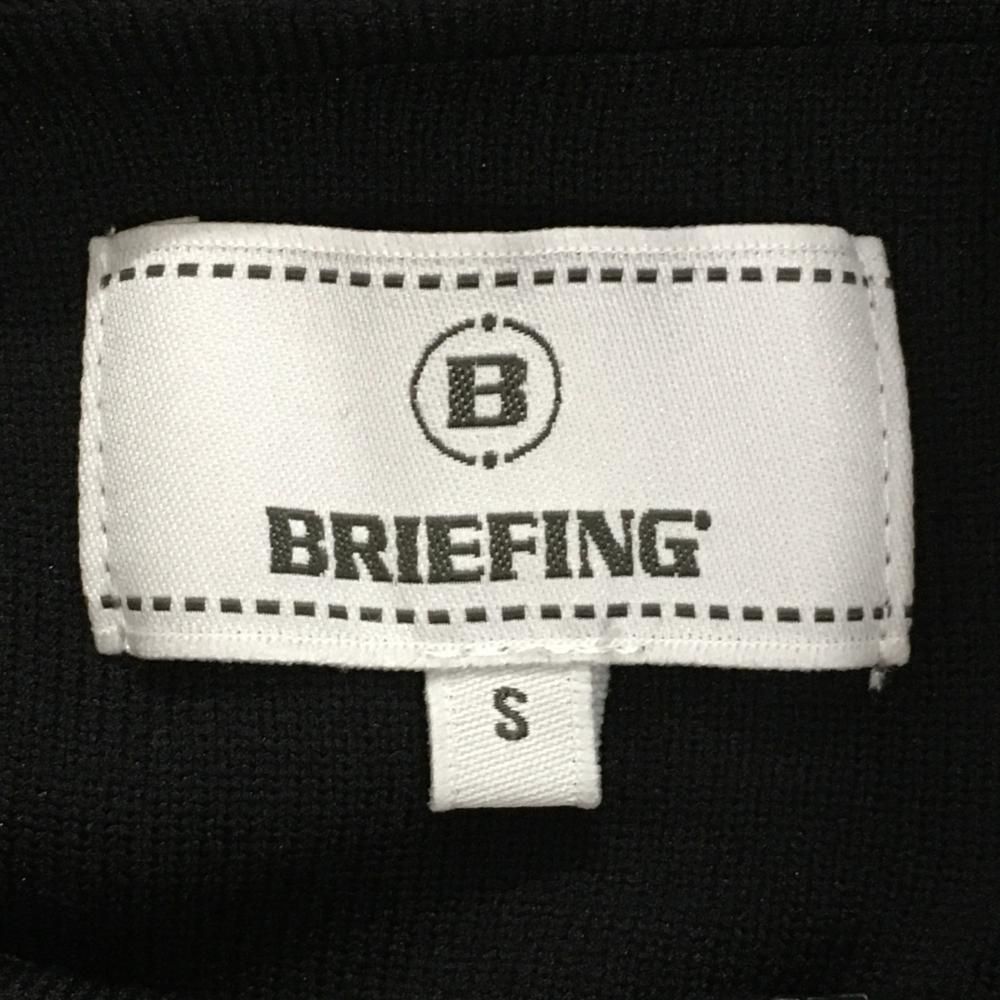 超美品】ブリーフィング ニットジップパーカー 黒 バックロゴ