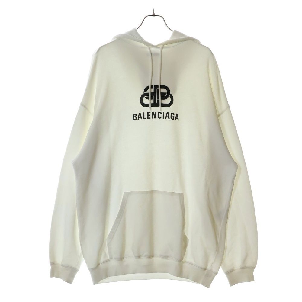 希少【Balenciaga】 バック BB ロゴ プリント パーカー 早期完売☆BALENCIAGA HAND DRAWN BB ICON HOODIEラージフィット