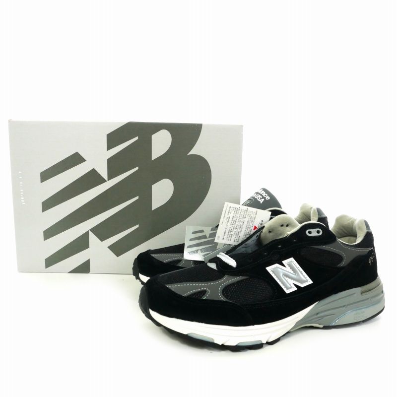 ニューバランス 993 ブラック 27.5cm ニューバランス 993 BK 27.5cm