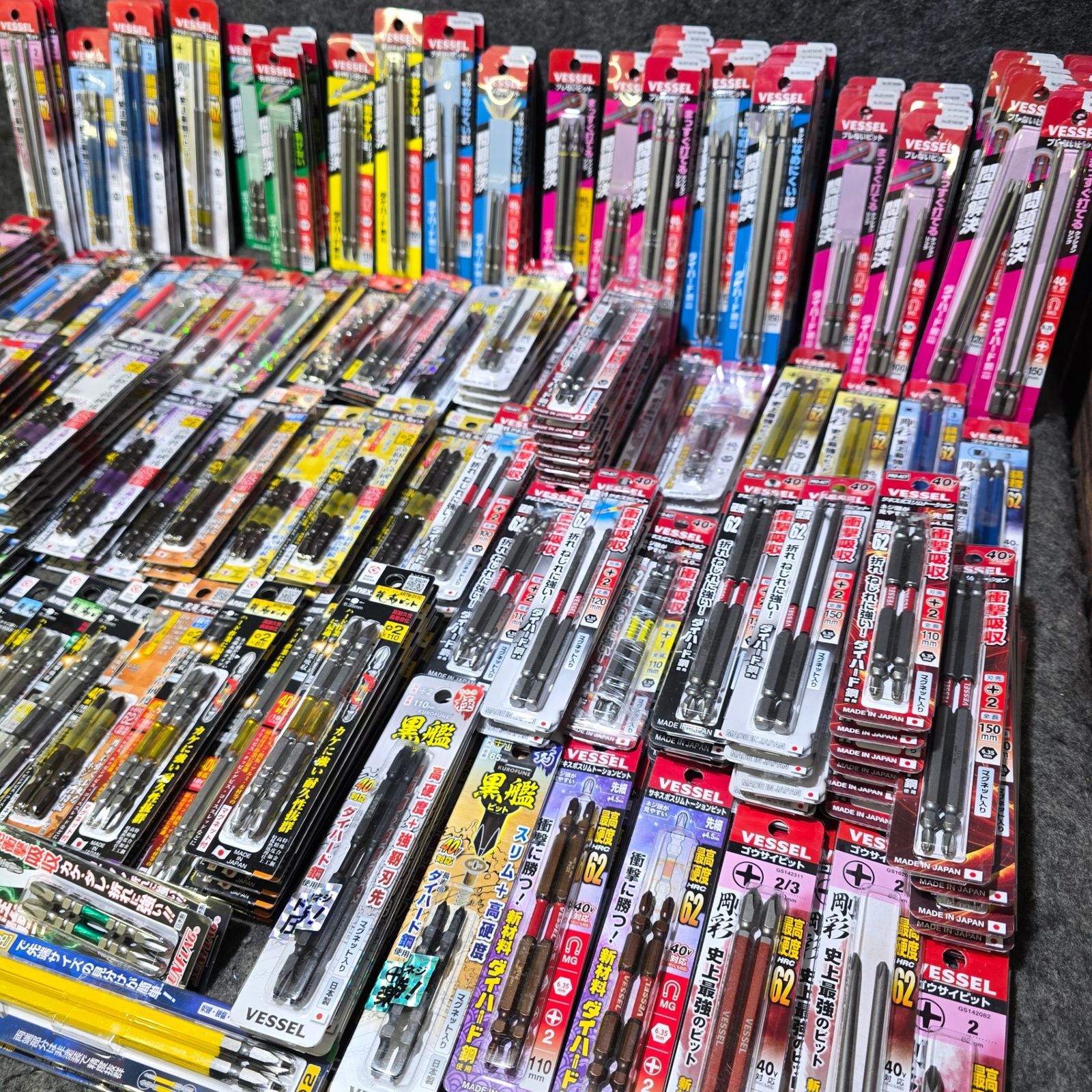 サイズ混合 ダイヤモンドビット混在