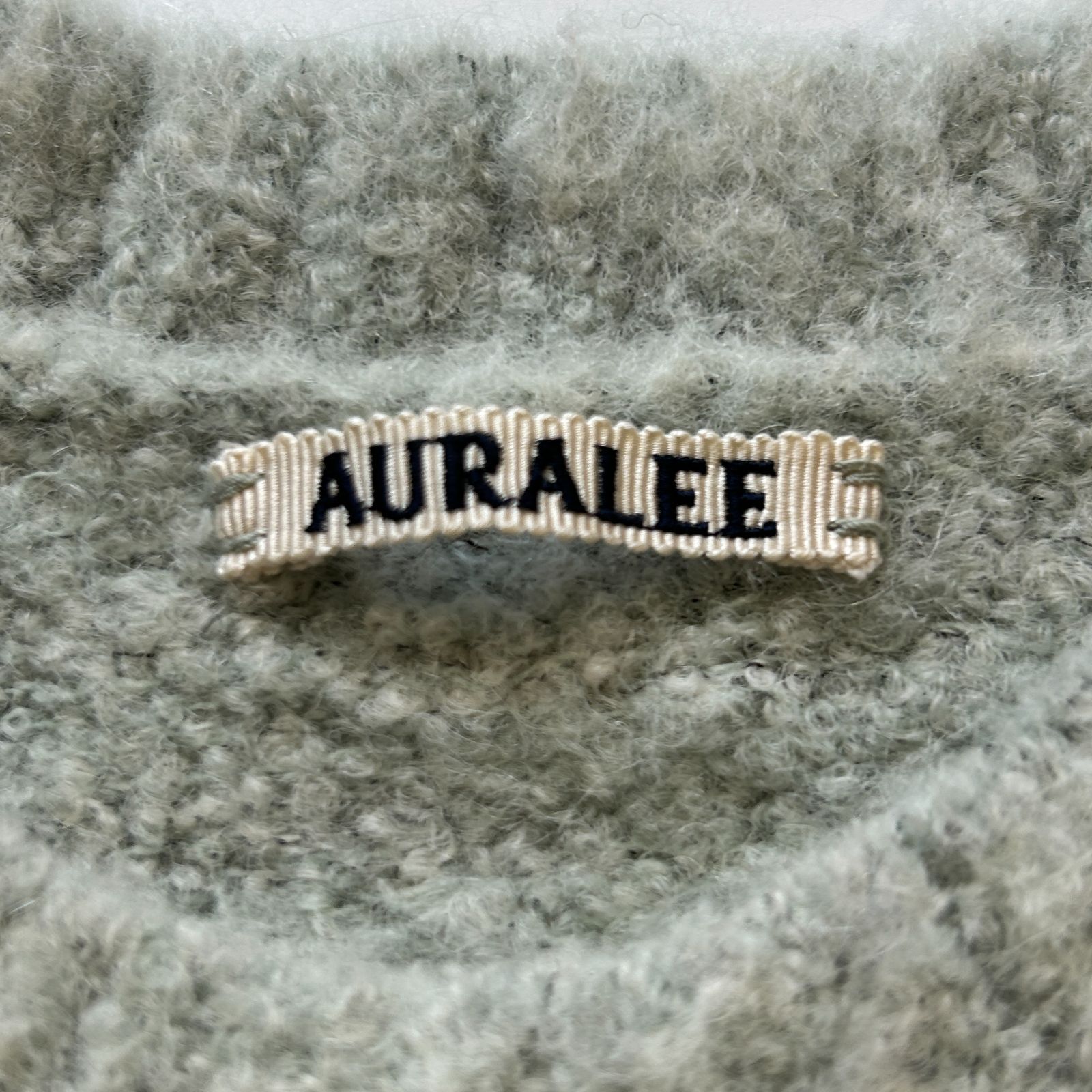 AURALEE オーラリー WOOL ALPACA FELT KNIT VEST ウール アルパカ