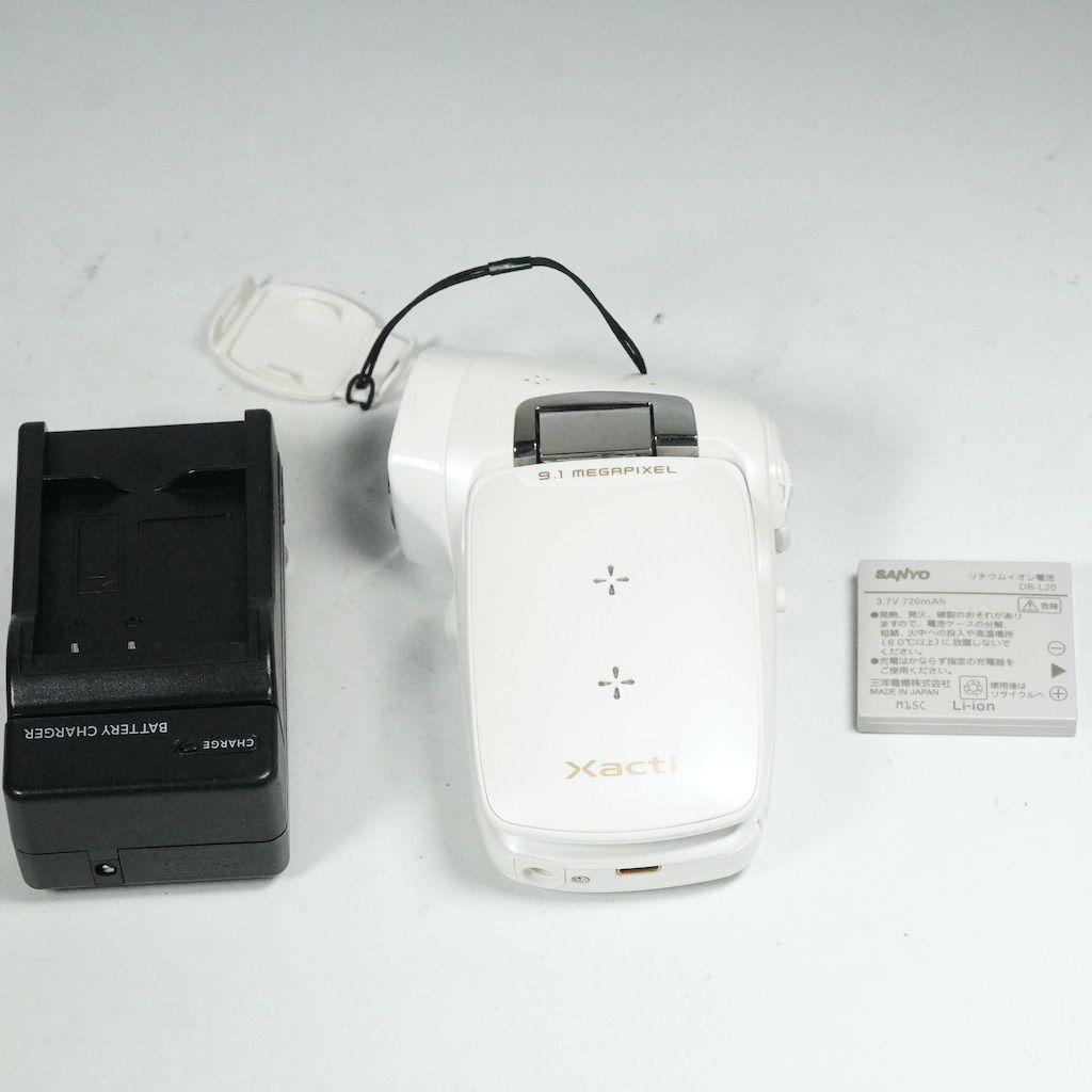 SANYO サンヨー Xacti DMX-CG9型 ホワイト 返金保証 2300