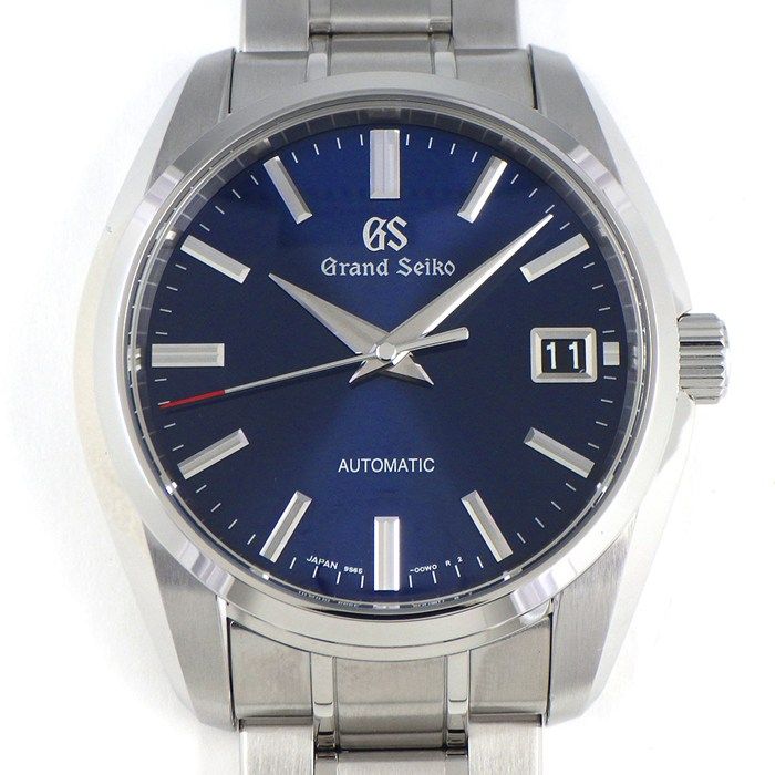 グランドセイコー Grand Seiko 腕時計 ヘリテージ メカニカル SBGR321 9S65-00V0 60周年記念モデル 2500本 デイト サンレイ グランドセイコーブルー文字盤 SS 自動巻き 箱 保付き