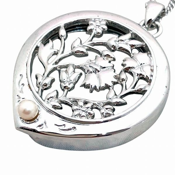 ミキモト ペンダント ルーペ パール シルバー ブランド小物 ネックレス レディース