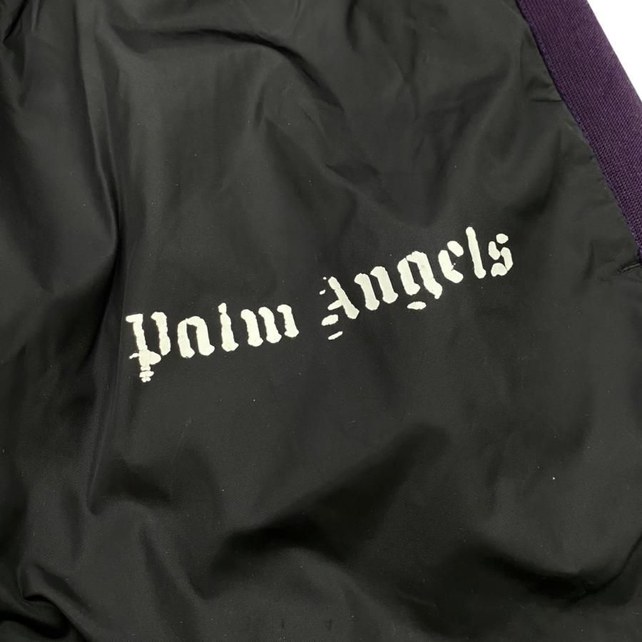 E4601 モンクレール×パームエンジェルス トラックパンツ パンタローネ スポルティーボ E209L1150000 C0331 46サイズ ブラック パープル PANTALONE SPORTIVO MONCLER CAMPINGPARCCENTRAL_COM