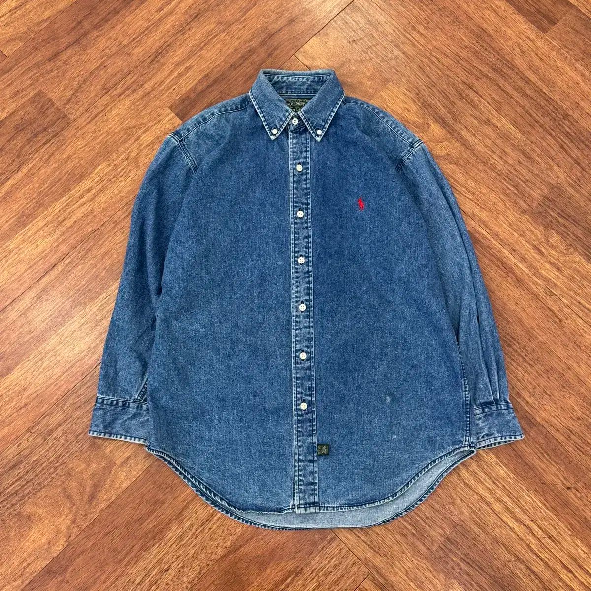 S ポロ Ralph Lauren ラルフローレン ポロカントリー RRL デニム シャツ