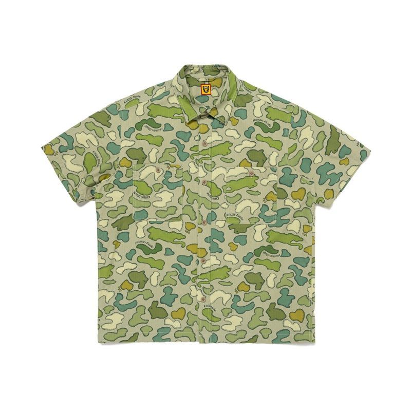 HUMAN MADE KAWS MADE CAMO SHIRT 半袖シャツ XX27SH001 - メルカリ