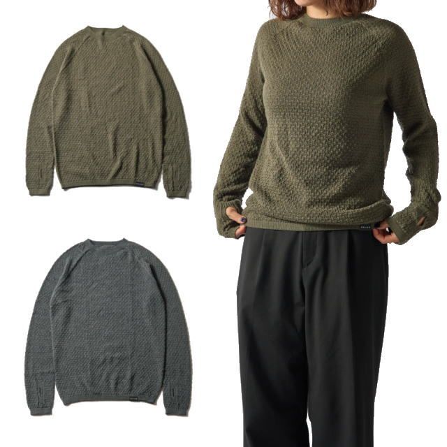 Bring ブリング WUNDERWEAR Crewneck ワンダーウェア クルーネック BW0502 ウール70% 長袖シャツ セーター ストレッチ ロングスリーブ ベースレイヤー ミッドレイヤー 登山 トレッキング アウトドア キャンプ トレイル