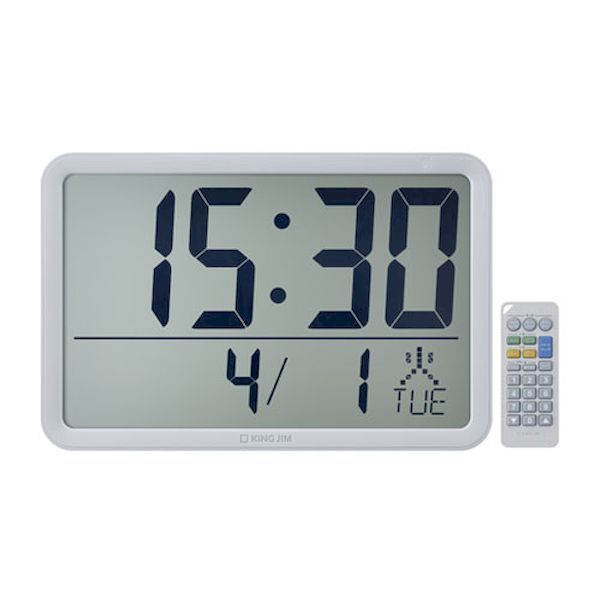 ザラージリモコン付ダブルタイマークロック DTC002LG