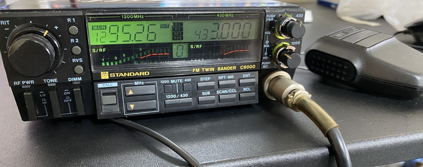 スタンダード C6000 430/1200MHz Twin Bander 起動のみ確認 / STANDARD C6000 430/1200MHz TWIN BANDER