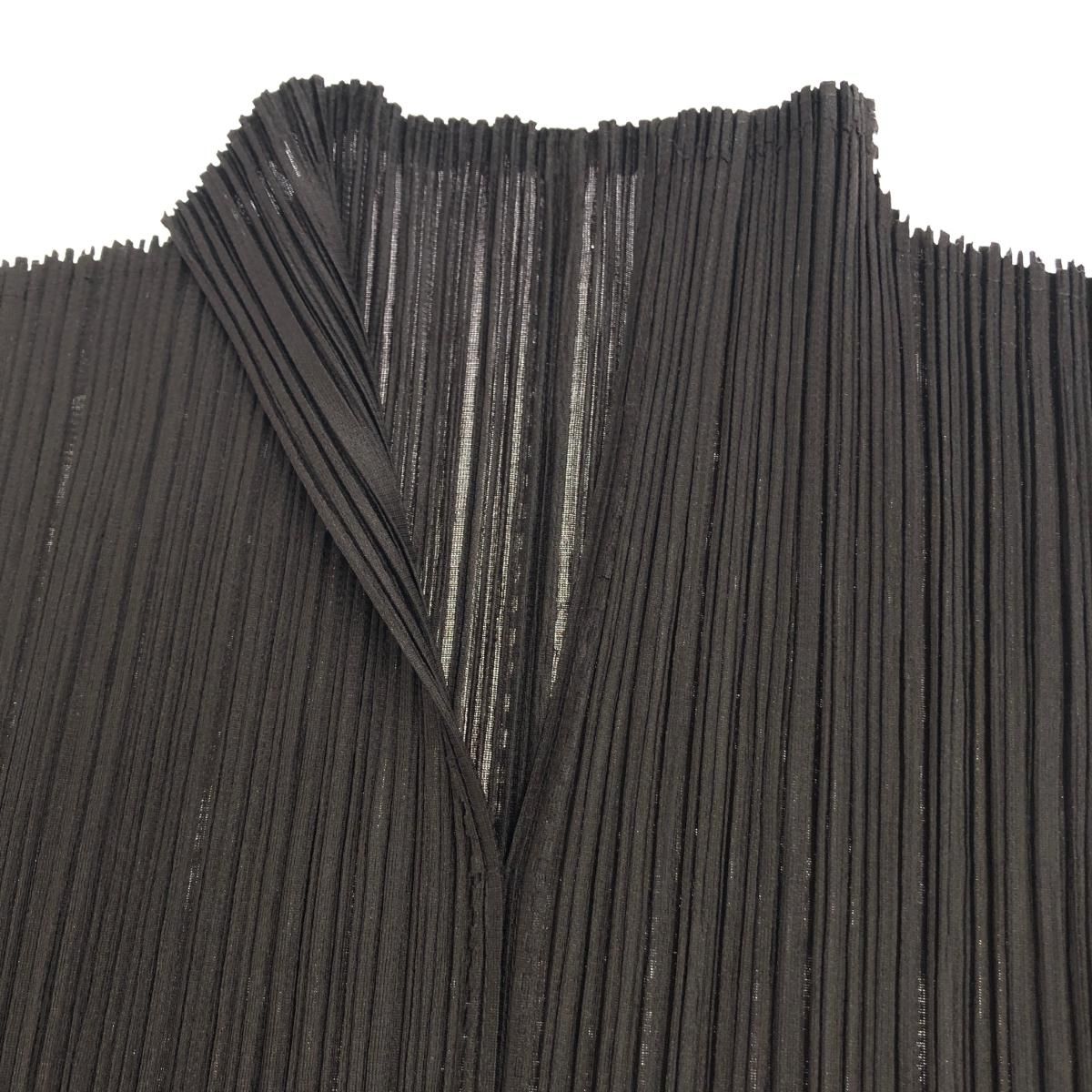 ISSEY MIYAKE PLEATS PLEASE 長袖 黒 サイズ3
