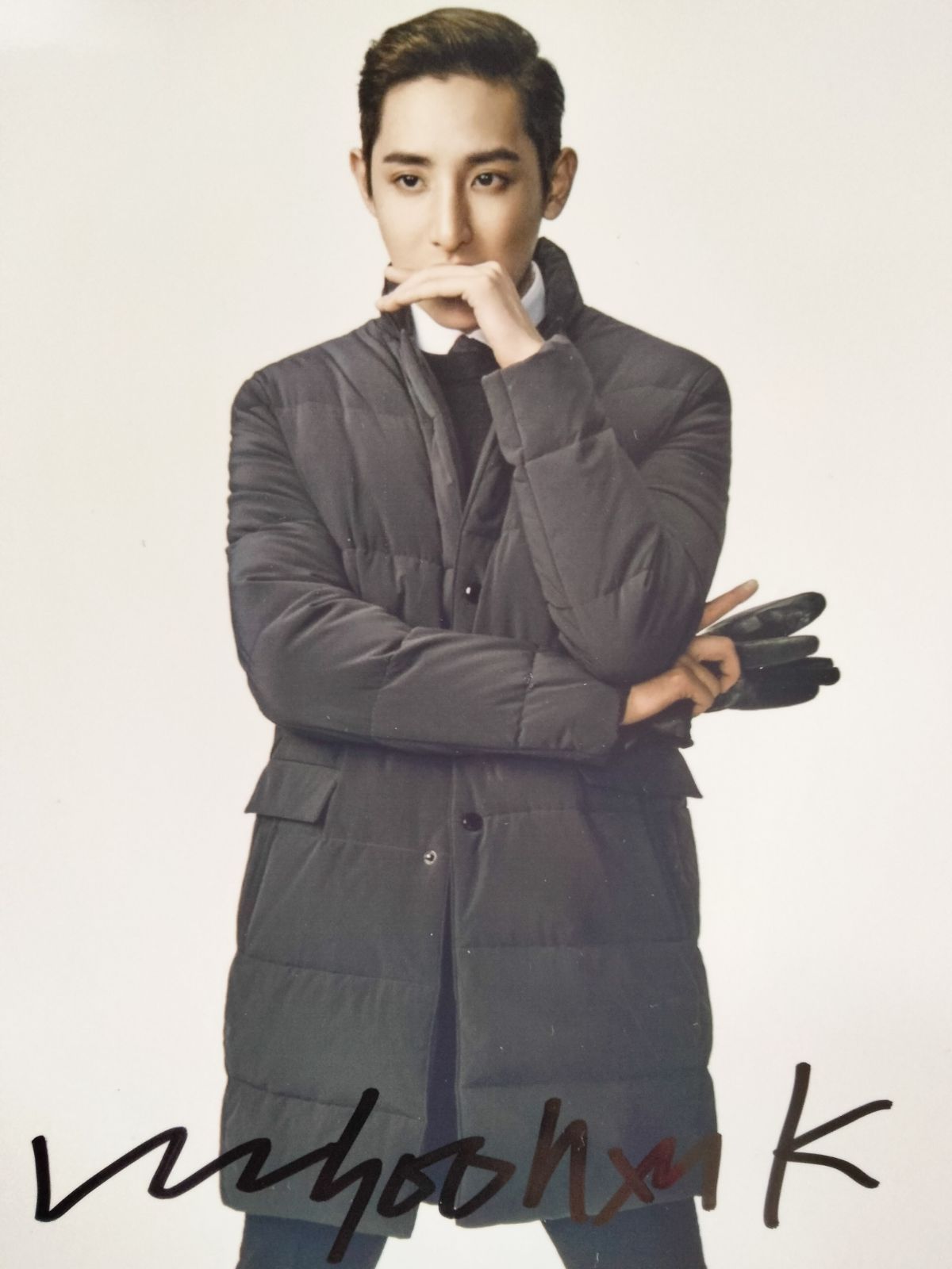 イ・スヒョク直筆サイン入り超大型写真…Lee Soo-hyuk…明日…（イ
