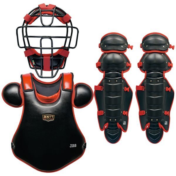 ゼット ZETT 一般軟式用 捕手用 キャッチャー防具 プロテクター 3点セット プロステイタス 1964