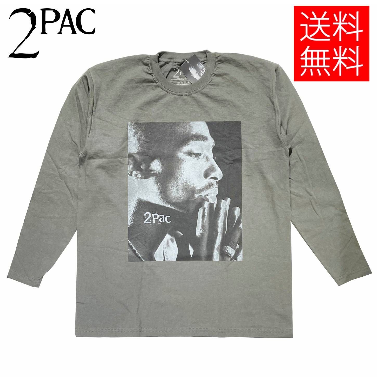 送料無料】2PAC Changes Side Photo ライセンス オフィシャル ロンT チャコール 公式 灰 長袖 T-Shirt  Charcoal トゥーパック - メルカリ