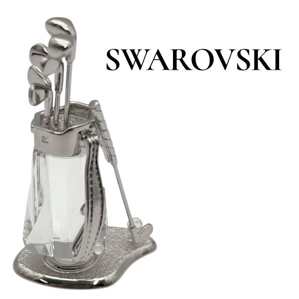 SWAROVSKI スワロフスキー ゴルフクラブクリスタル置物663844