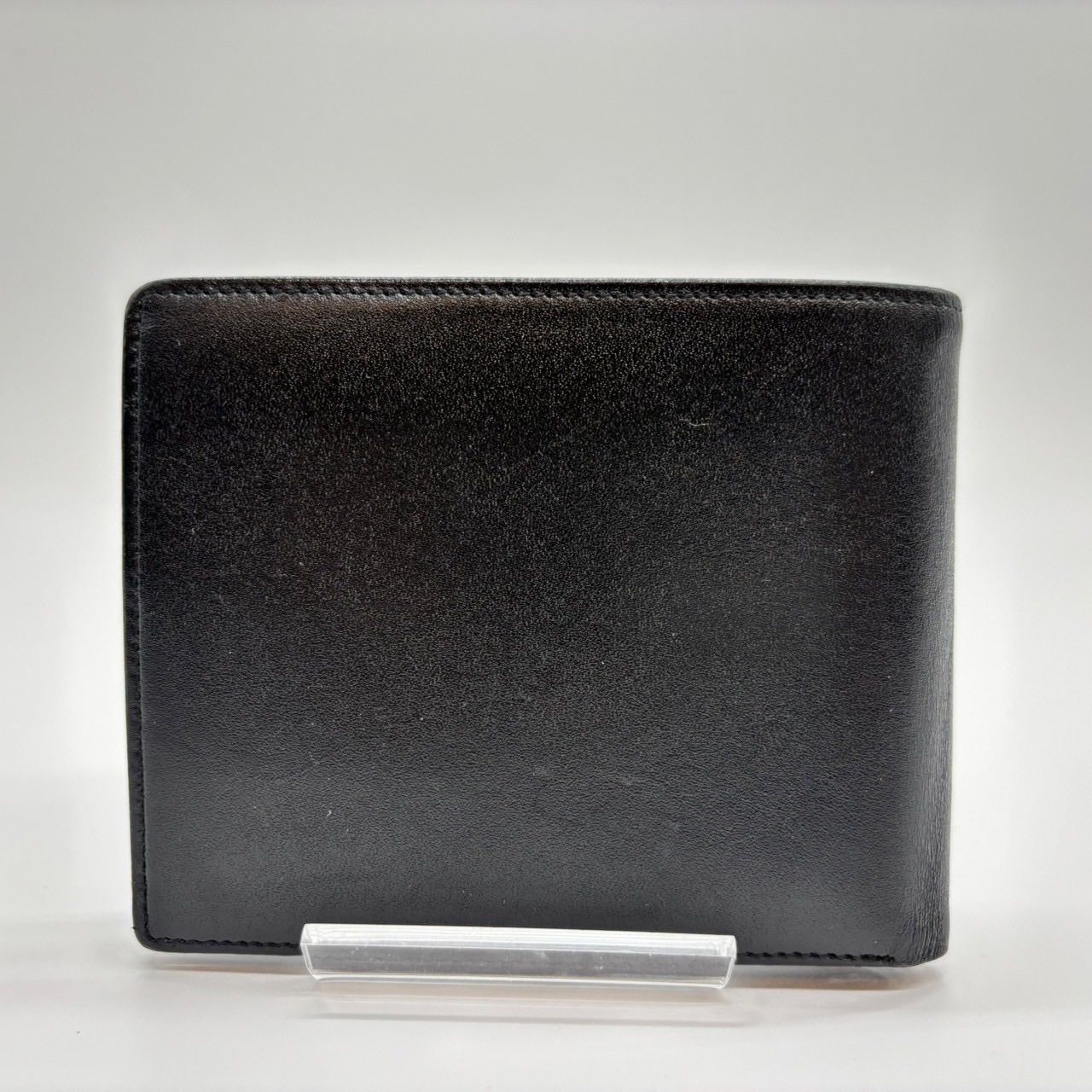 極美品＊MONTBLANC モンブラン クロコ型押し ラウンド 長財布 ブラック